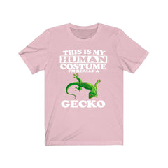 This is my human costume I am really a gecko pet reptile lizard tee
