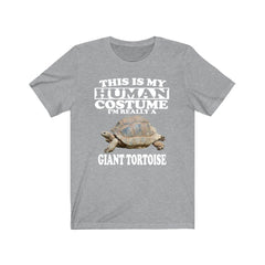 This is my human costume I am really a giant tortoise reptile tee