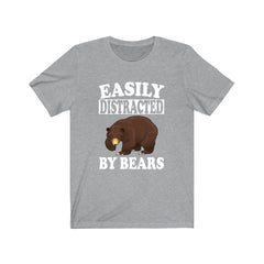 Easily Distracted By Bears T-Shirt - bear print design