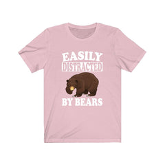 Easily Distracted By Bears T-Shirt - bear print design