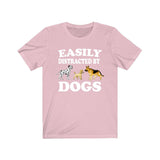 Easily Distracted By Dogs Shirt, Dogs Lover Shirt, Dogs Shirt, Funny Dogs Gift, Dogs Owner Boy Girl Shirt Image 4
