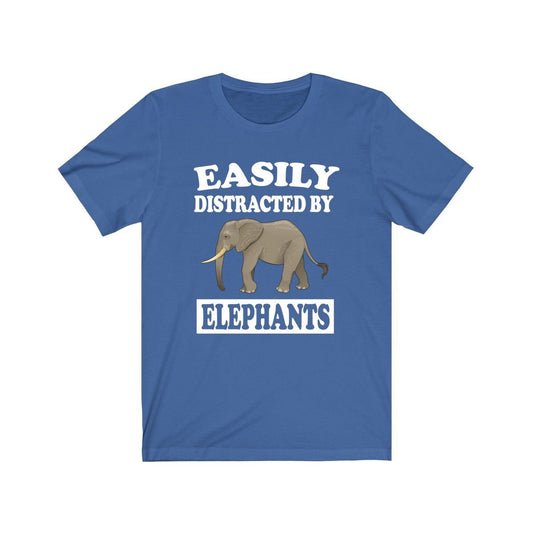 Easily Distracted By Elephants Shirt - elephant print design