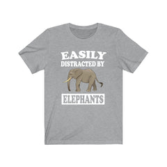 Easily Distracted By Elephants Shirt - elephant print design
