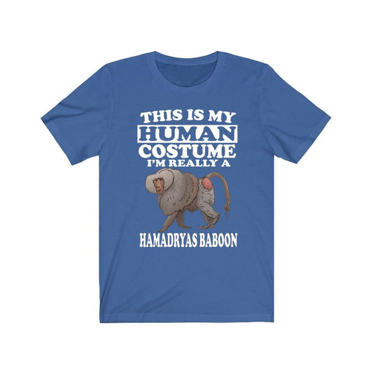 This Is My Human Costume I'm Really A Hamadryas Baboon Shirt - hamadryas baboon print design