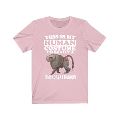 This Is My Human Costume I'm Really A Hamadryas Baboon Shirt - hamadryas baboon print design