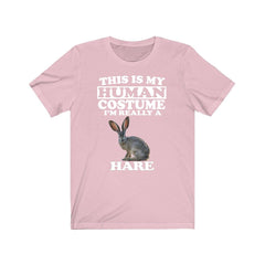 This Is My Human Costume I'm Really A Hare Shirt - hare print design