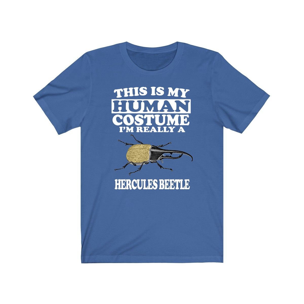This Is My Human Costume I'm Really A Hercules Beetle Shirt, Hercules Beetle Lover Shirt, Beetle Shirt, Beetle Funny Gift, Animal Shirt Image 3