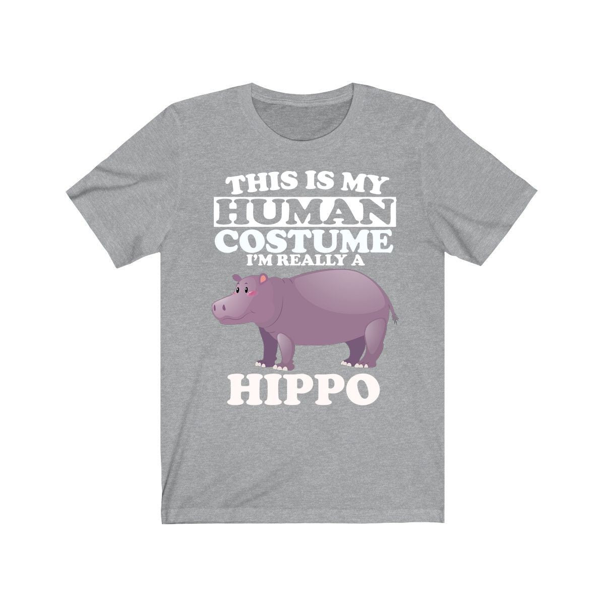 This Is My Human Costume I'm Really A Hippo Shirt, Hippo Lover Shirt, Hippo Shirt, Hippo Funny Gift, Animal Shirt Image 3