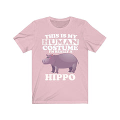 This Is My Human Costume I'm Really A Hippo Shirt, Hippo Lover Shirt, Hippo Shirt, Hippo Funny Gift, Animal Shirt Image 4