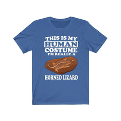 This Is My Human Costume I'm Really A Horned Lizard Shirt - horned lizard print design