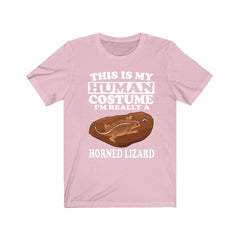 This Is My Human Costume I'm Really A Horned Lizard Shirt - horned lizard print design