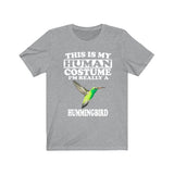 This Is My Human Costume I'm Really A Hummingbird Bird Shirt, Hummingbird Lover Shirt, Birding Shirt, Bird Funny Gift, Animal Shirt Image 3