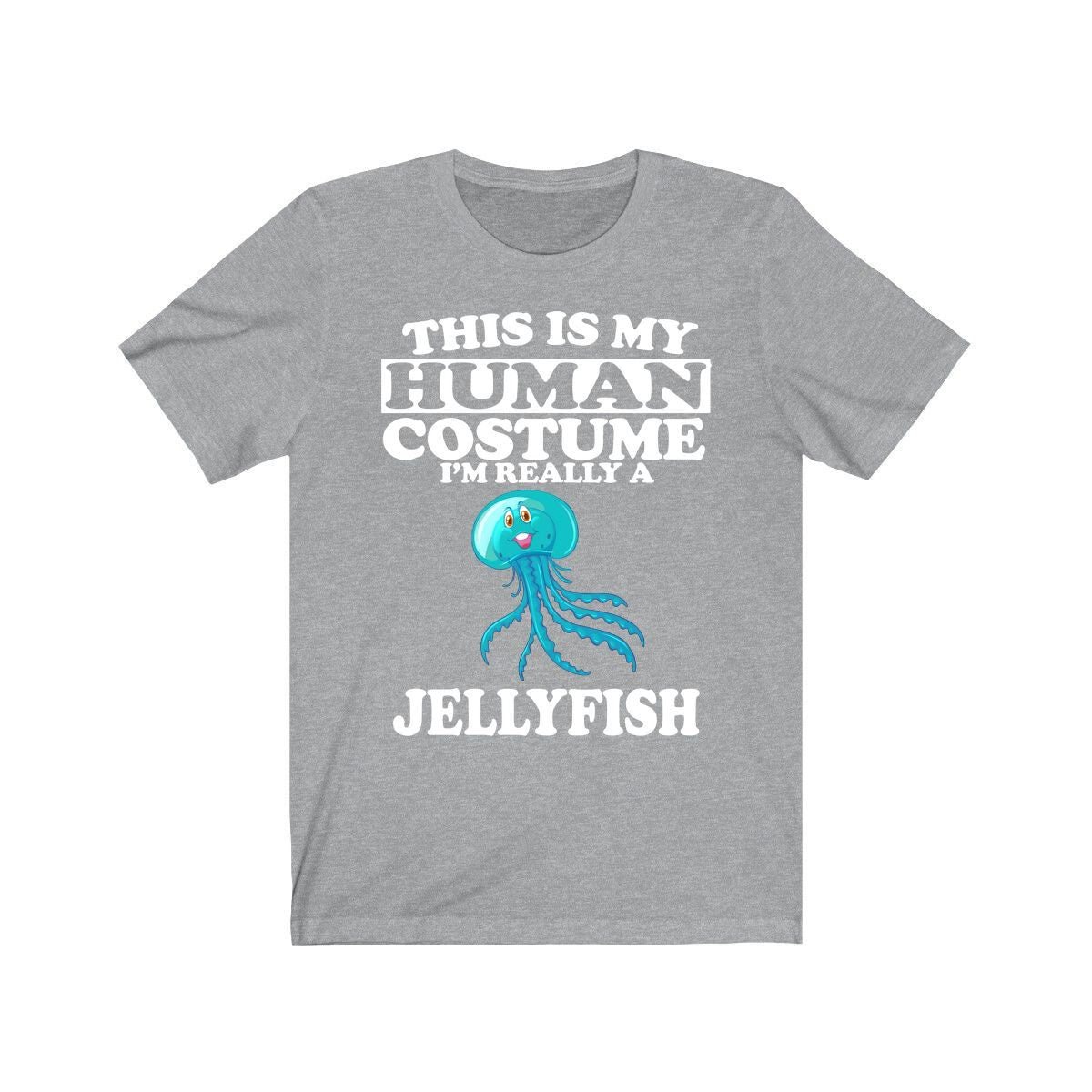 This Is My Human Costume I'm Really A Jellyfish Shirt, Jellyfish Lover Shirt, Jellyfish Shirt, Jellyfish Funny Gift, Animal Shirt Image 2
