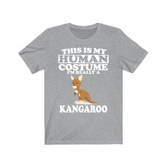 This Is My Human Costume I'm Really A Kangaroo Shirt - kangaroo print design