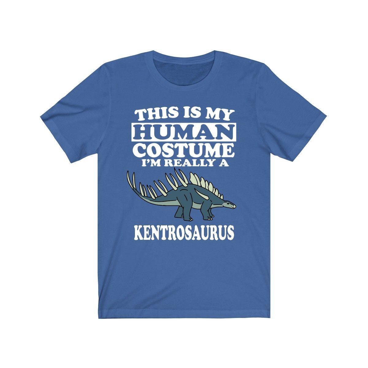 This Is My Human Costume I'm Really A Kentrosaurus Dinosaur Shirt, Kentrosaurus Lover Shirt, Dinosaur Shirt, Dinosaur Funny, Animal Shirt Image 3