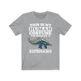 This Is My Human Costume I'm Really A Kentrosaurus Dinosaur Shirt, Kentrosaurus Lover Shirt, Dinosaur Shirt, Dinosaur Funny, Animal Shirt Image 1