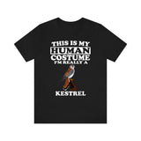 This Is My Human Costume I'm Really A Kestrel Bird Shirt, Kestrel Lover Shirt, Birding Shirt, Bird Funny Gift, Animal Shirt Image 2