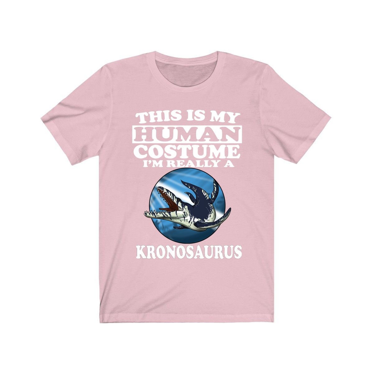 This Is My Human Costume I'm Really A Kronosaurus Dinosaur Shirt, Kronosaurus Lover Shirt, Dinosaur Shirt, Dinosaur Funny Gift, Animal Shirt Image 4