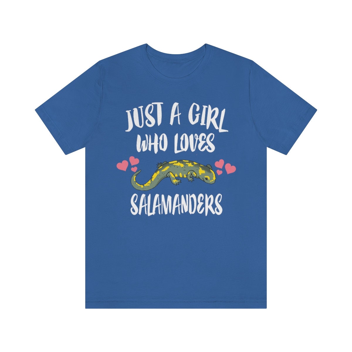 Just A Girl Who Loves Salamanders Shirt, Salamander Lover Shirt, Lizard Shirt, Animal Lover Shirt, Adult Toddler Infant Kids Gift T-Shirt Image 4
