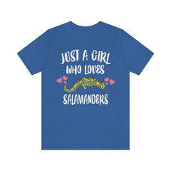 Just A Girl Who Loves Salamanders Shirt - salamander print design