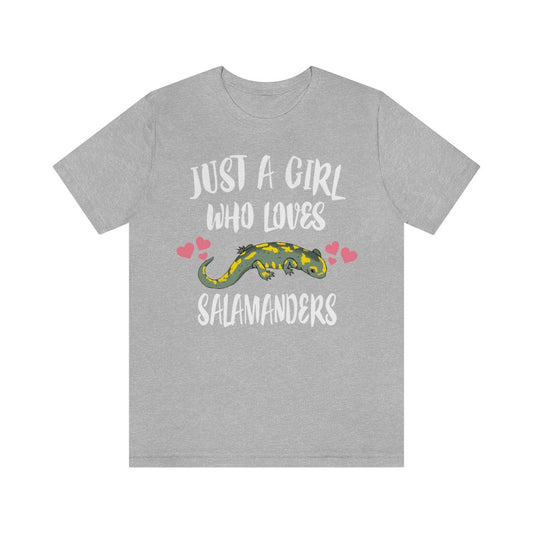 Just A Girl Who Loves Salamanders Shirt - salamander print design