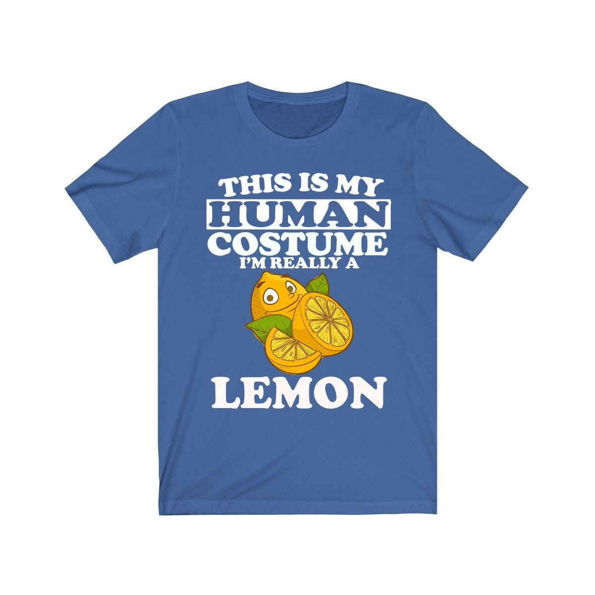 This Is My Human Costume I'm Really A Lemon Fruit Shirt, Lemon Lover Shirt, Lemon Shirt, Lemon Funny Gift, Animal Shirt Image 2