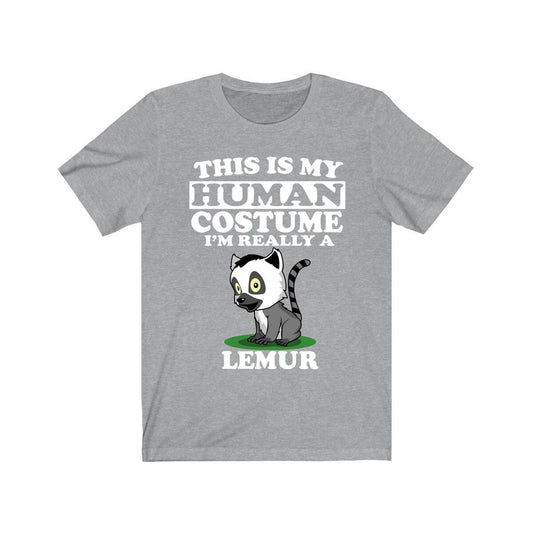 This Is My Human Costume I'm Really A Lemur Shirt - lemur print design