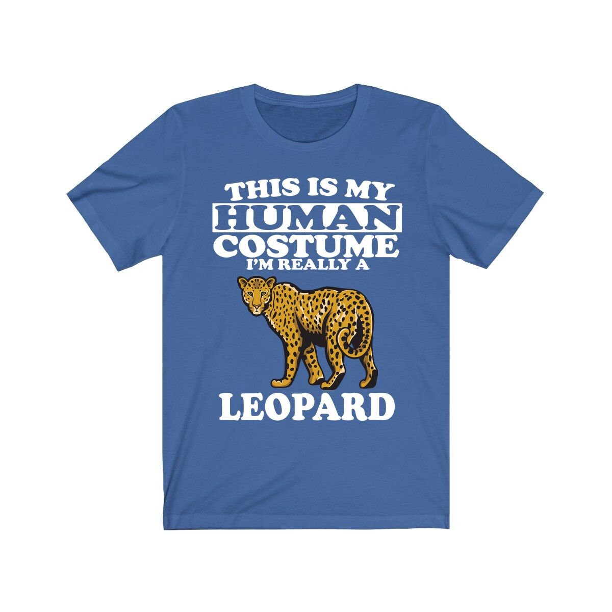 This Is My Human Costume I'm Really A Leopard Shirt, Leopard Lover Shirt, Leopard Shirt, Leopard Funny Gift, Animal Adult Kids Shirt Image 2