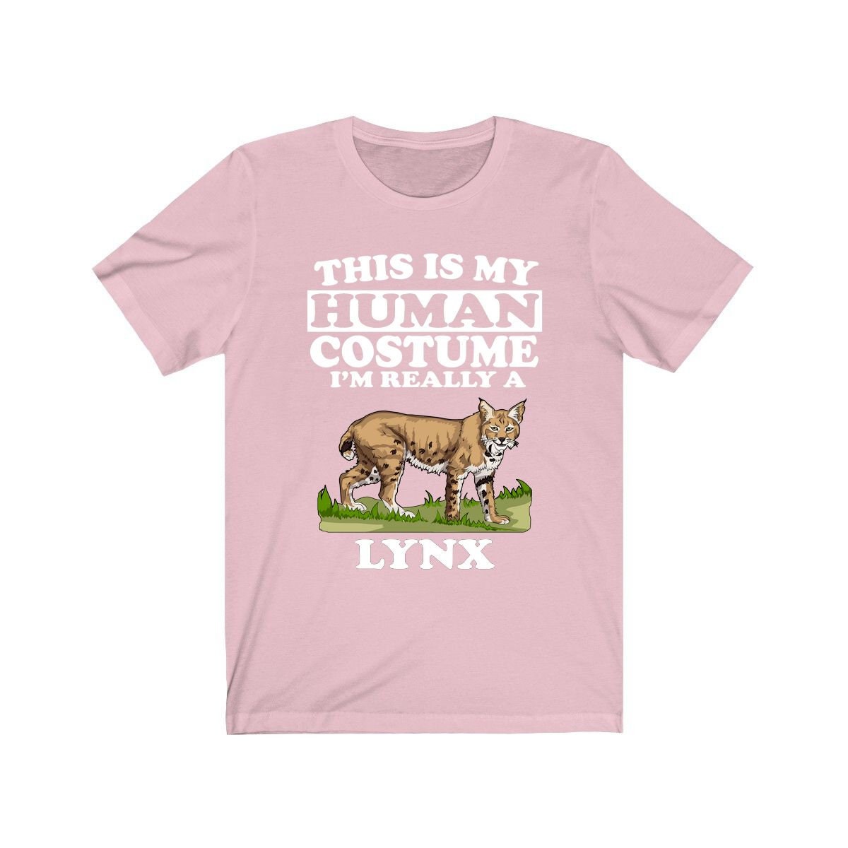 This Is My Human Costume I'm Really A Lynx Shirt - lynx print design