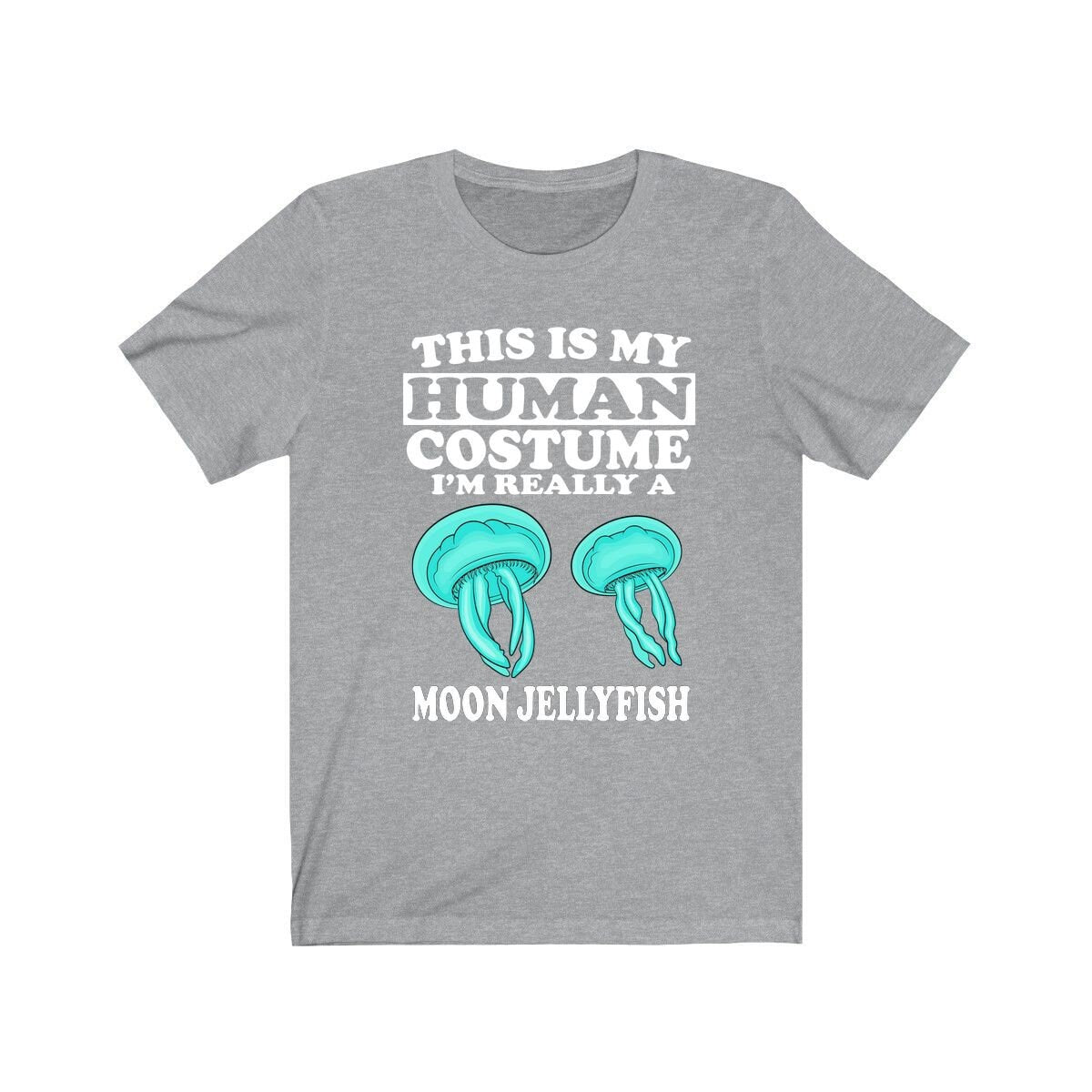 This Is My Human Costume I'm Really A Moon Jellyfish Shirt, Moon Jellyfish Lover Shirt, Jellyfish Shirt, Jellyfish Funny Gift, Adult Kids Image 3