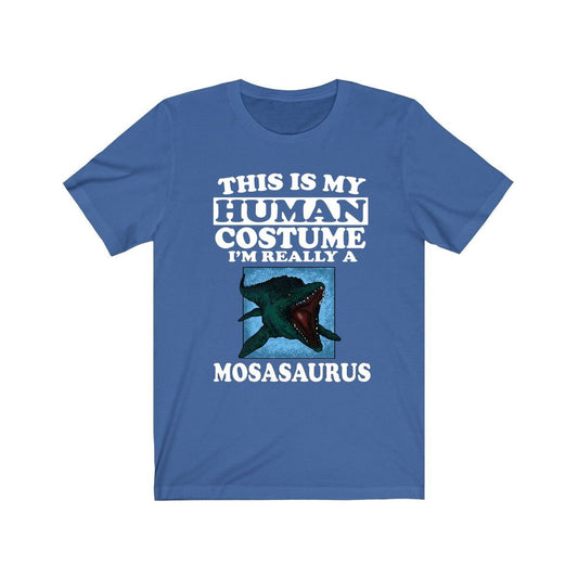 This Is My Human Costume I'm Really A Mosasaurus Shirt - mosasaurus print design