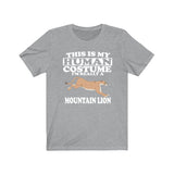 This Is My Human Costume I'm Really A Mountain Lion Shirt, Mountain Lion Lover Shirt, Cougar Shirt, Mountain Lion Funny Gift, Adult Kids Image 3
