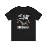 Just A Boy Who Loves Pterodactylus Dinosaur Shirt, Pterodactylus Lover Shirt, Pterodactylus Shirt, Dinosaur Lover Shirt, Adult Kids Image 1