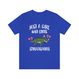 Just A Girl Who Loves Styracosaurus Dinosaur Shirt, Styracosaurus Lover Shirt, Styracosaurus Shirt, Dinosaur Lover Shirt, Adult Kids Image 4