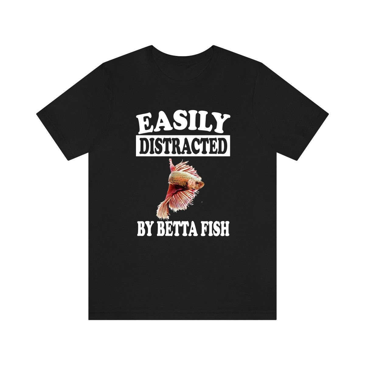 Easily Distracted By Beta Fish Shirt, Beta Fish Lover Shirt, Beta Fish Shirt, Beta Fish Lover Gift, Boy Girl Shirt Image 1