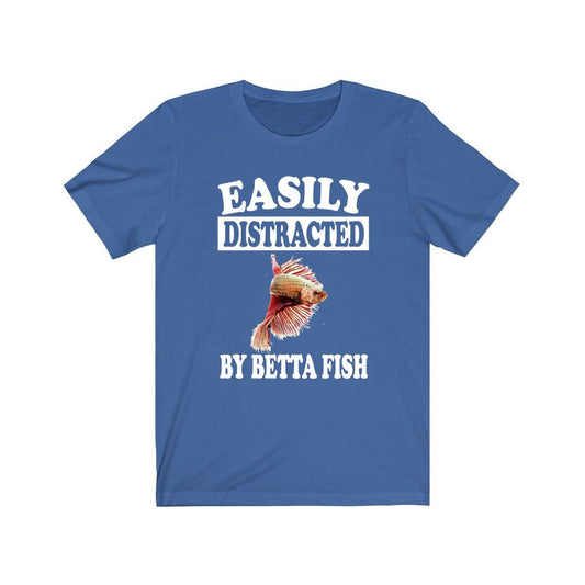 Easily Distracted By Betta Fish Shirt - betta fish print design