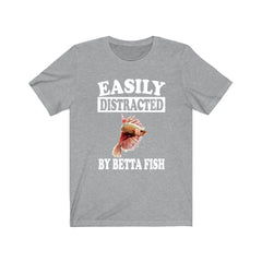 Easily Distracted By Betta Fish Shirt - betta fish print design