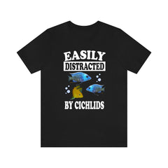 Easily Distracted By Cichlids Fish Shirt - cichlid print design