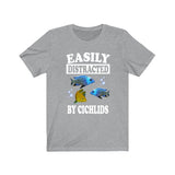 Easily Distracted By Cichlids Fish Shirt, Cichlids Lover Shirt, Cichlids Shirt, Cichlids Lover Gift, Boy Girl Shirt Image 3