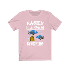 Easily Distracted By Cichlids Fish Shirt - cichlid print design