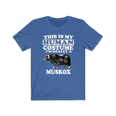 This Is My Human Costume I'm Really A Muskox Shirt - muskox print design