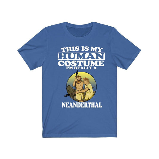 This Is My Human Costume I'm Really A Neanderthal Shirt - Neanderthal print design