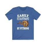 Easily Distracted By Pythons Snake Shirt, Python Lover Shirt, Python Shirt, Snake Lover Gift, Python Boy Girl Shirt Image 2