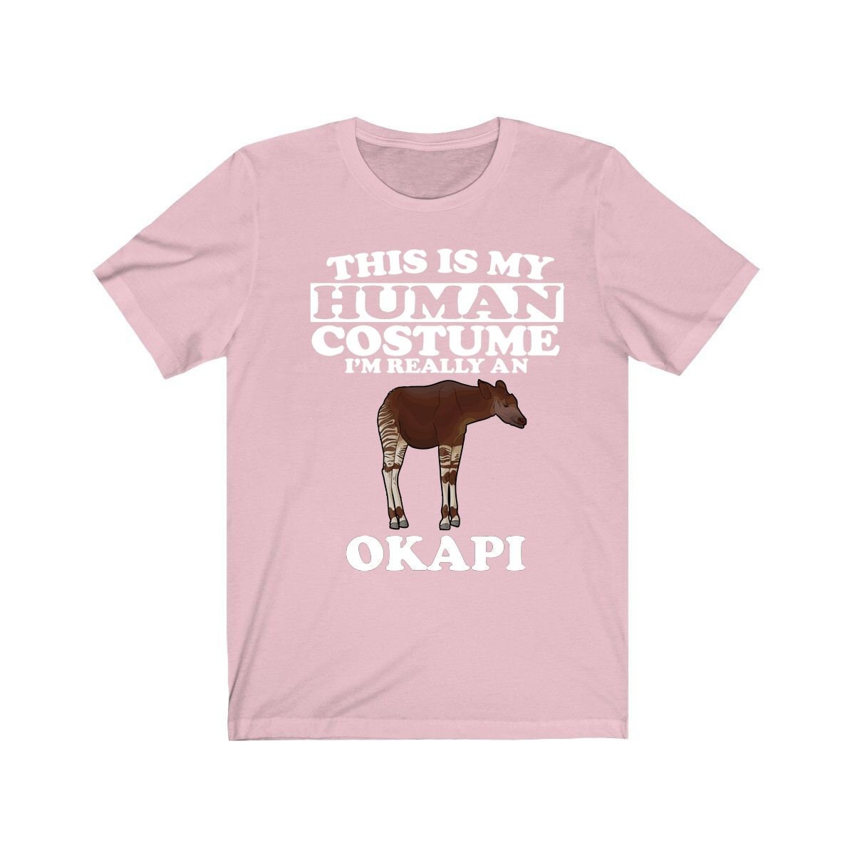 This Is My Human Costume I'm Really An Okapi Shirt, Okapi Lover Shirt, Okapi Shirt, Okapi Funny Gift, Animal Adult Kids Image 4