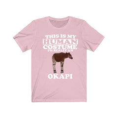 This Is My Human Costume I'm Really An Okapi Shirt - okapi print design