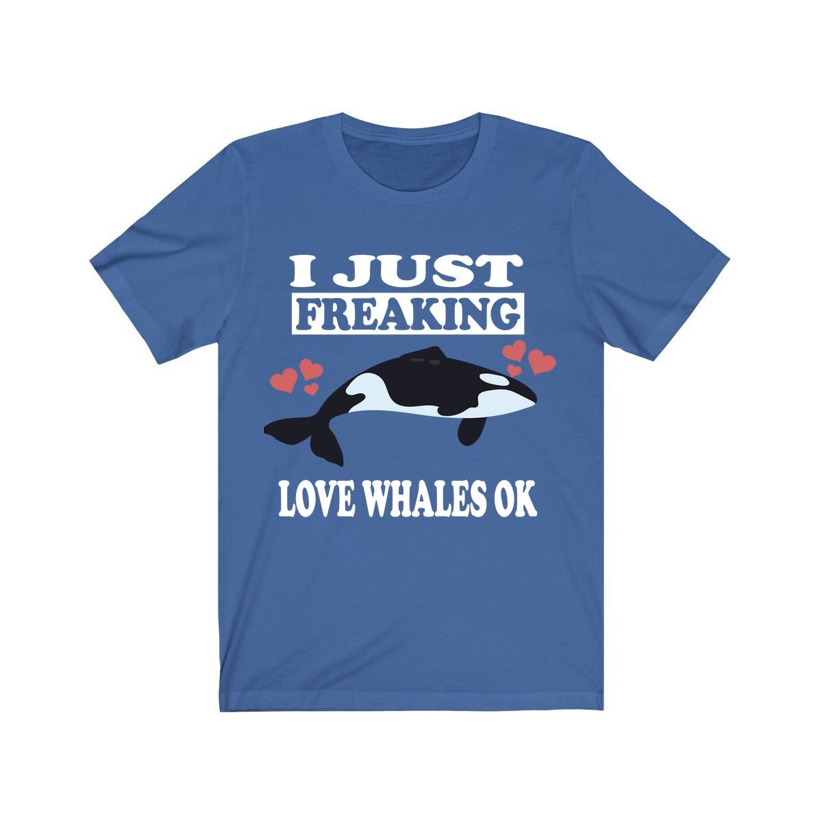 I Just Freaking Love Whales Shirt, Orca Whale Lover Shirt, Whale Shirt, Whale Lover Gift, Orca Whale Boy Girl Shirt Image 3