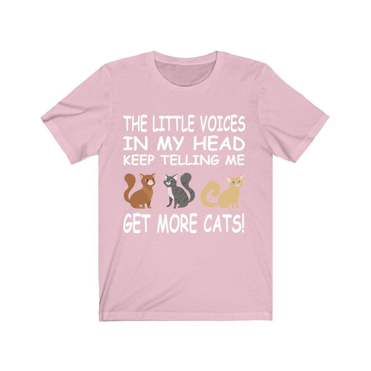 Little Voices Keep Telling Me Get More Cats Shirt, Cat Lover Shirt, Cat Shirt, Cat Lover Gift, Cat Boy Girl Shirt Image 4
