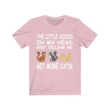 Little Voices Keep Telling Me Get More Cats Shirt, Cat Lover Shirt, Cat Shirt, Cat Lover Gift, Cat Boy Girl Shirt Image 4