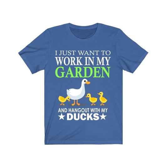 Work In My Garden Hang Out With My Ducks Shirt - duck print design