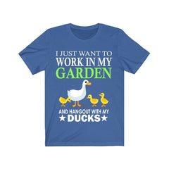 Work In My Garden Hang Out With My Ducks Shirt - duck print design